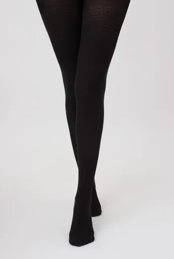 Колготки теплі з візерунком Split 180 den model 4 Giulia (pirate black)