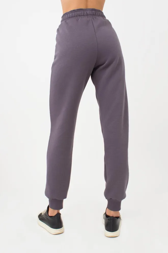 Женские спортивные штаны хлопковые на флисе Sport Style 4305/170 (grey)