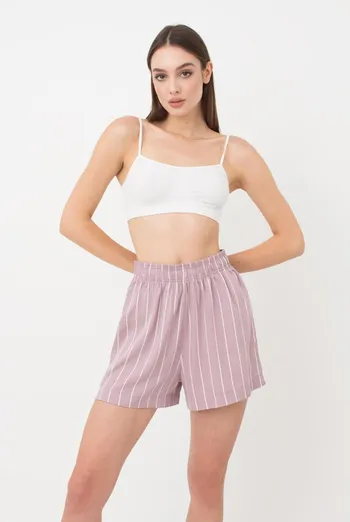 Женские хлопковые шорты Spring flowers 4212/040 Giulia (pink/stripe) Женские хлопковые шорты Spring flowers 4212/040 Giulia (pink/stripe)