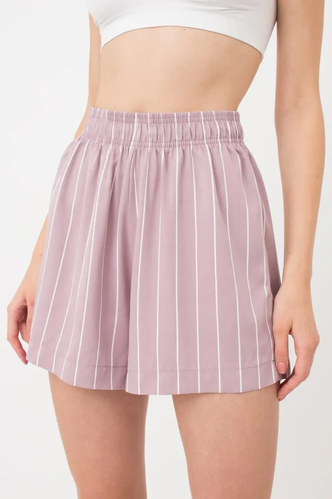 Женские хлопковые шорты Spring flowers 4212/040 Giulia (pink/stripe)