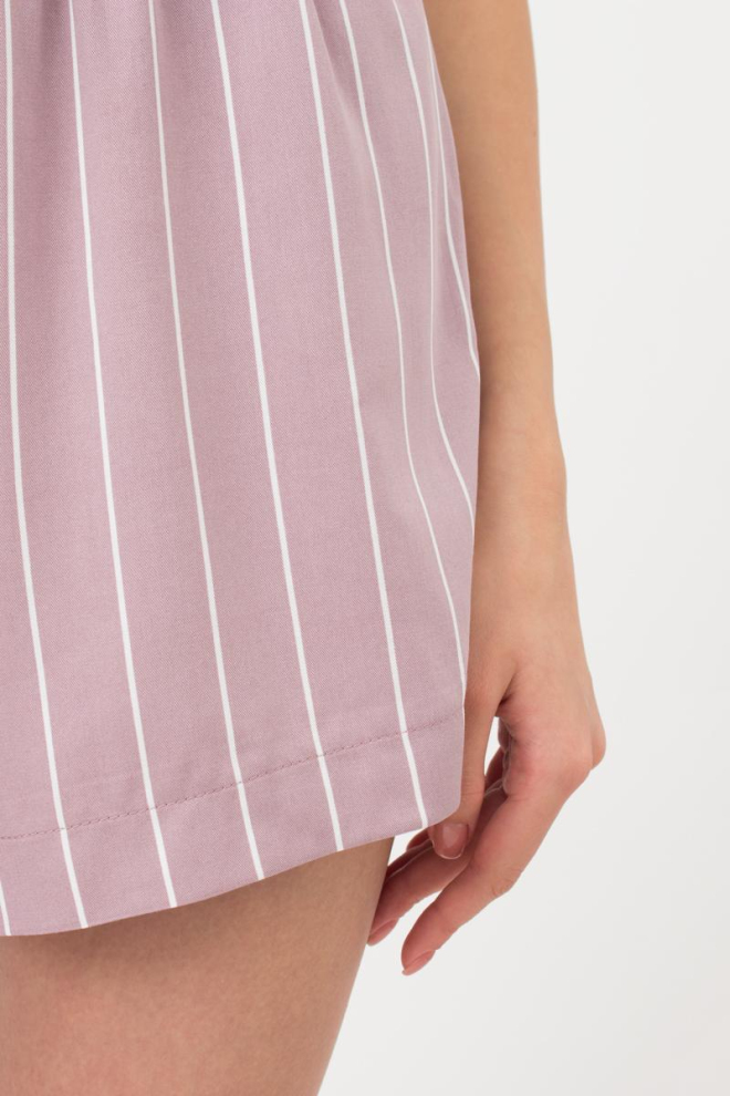Жіночі бавовняні шорти Spring flowers 4212/040 Giulia (pink/stripe)