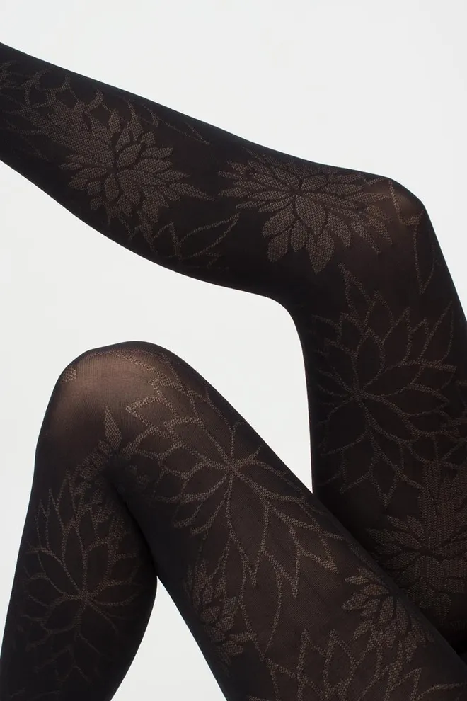 Колготки з малюнком Stem 60 den model 1 Giulia (nero), чорний