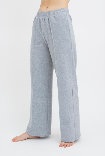 Спортивні штани широкі STREET STYLE 4306/180 Giulia (light grey melange), сірий