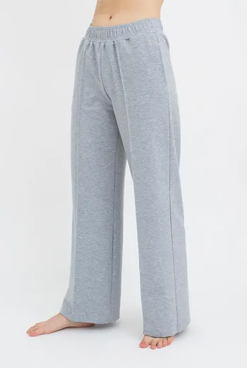 Спортивные штаны широкие STREET STYLE 4306/180 Giulia (light grey melange), серый Спортивные штаны широкие STREET STYLE 4306/180 Giulia (light grey melange), серый