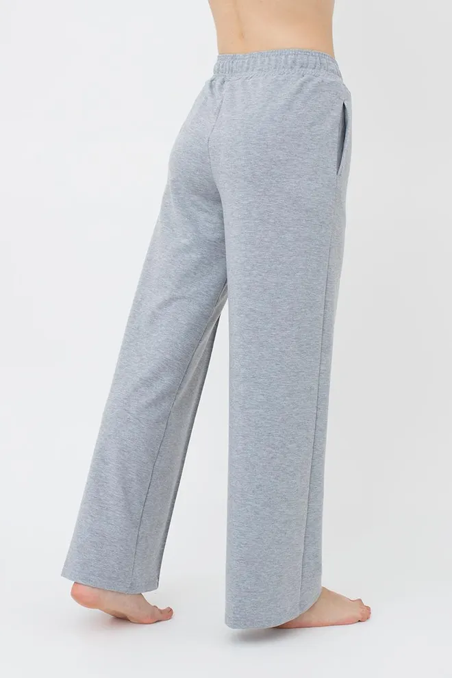 Спортивные штаны широкие STREET STYLE 4306/180 Giulia (light grey melange), серый