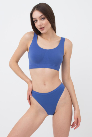 Жіночі безшовні труси стринги String briefs color Giulia (skydiver)