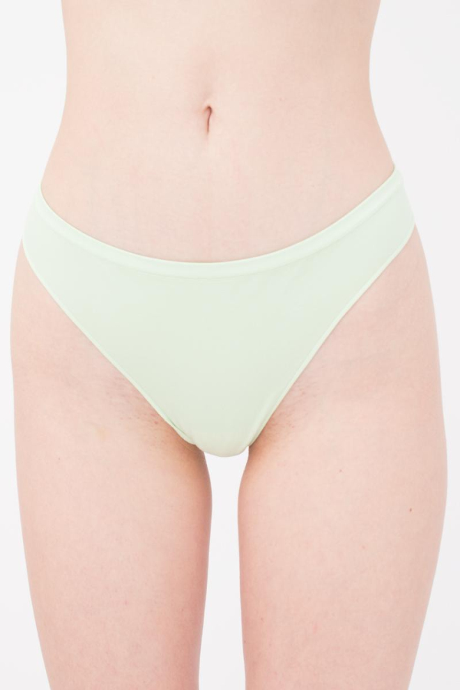 Женские бесшовные трусы стринги String briefs color Giulia (green ash)