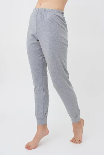 Бавовняні штани на манжетах Strong 4316/010 Giulia (grey melange)