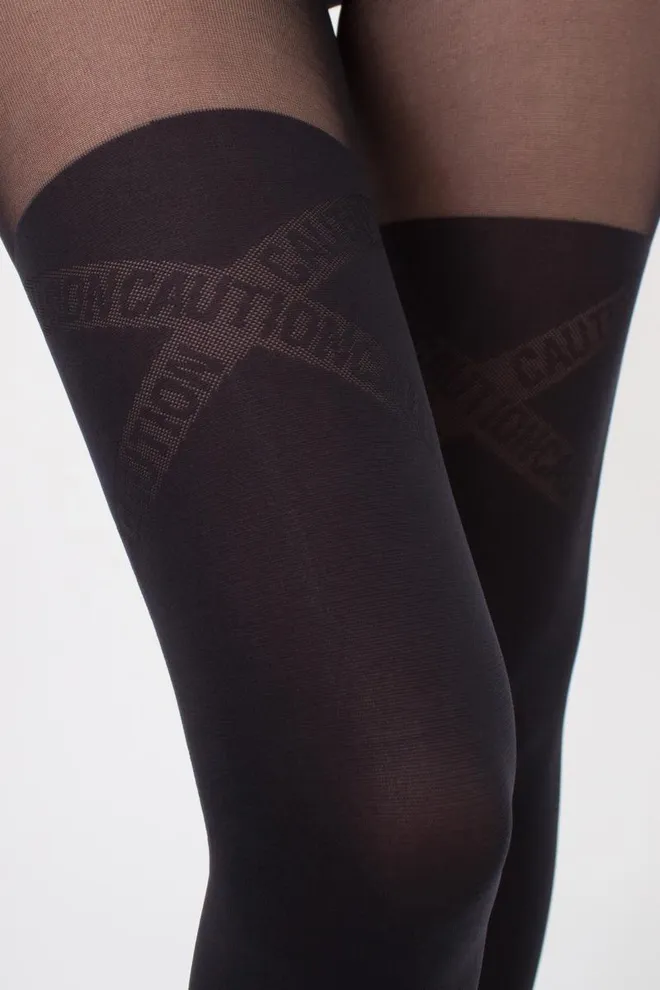 Колготки з імітацією панчіх Style-Up Model 1 Giulia (nero)