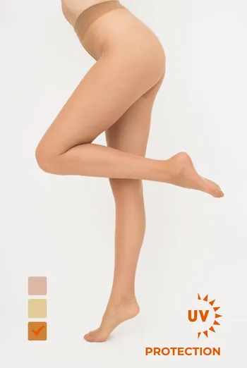 Класичні колготки з УФ захистом SUNLIGHT 12 Giulia (caramel), бежевий Класичні колготки з УФ захистом SUNLIGHT 12 Giulia (caramel), бежевий