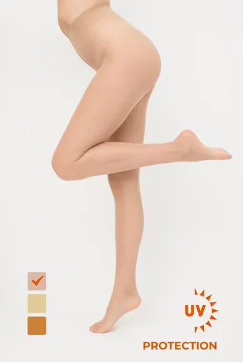 Класичні колготки з УФ захистом SUNLIGHT 12 Giulia (naturale), бежевий Класичні колготки з УФ захистом SUNLIGHT 12 Giulia (naturale), бежевий
