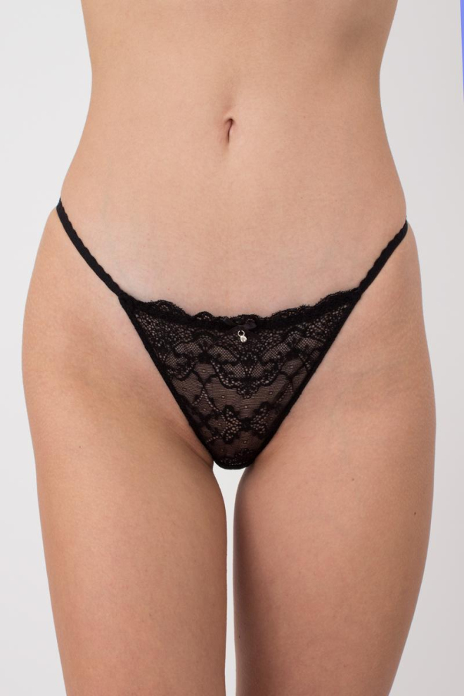 Мереживні труси стринги Sara 2108/31 Giulia (black)
