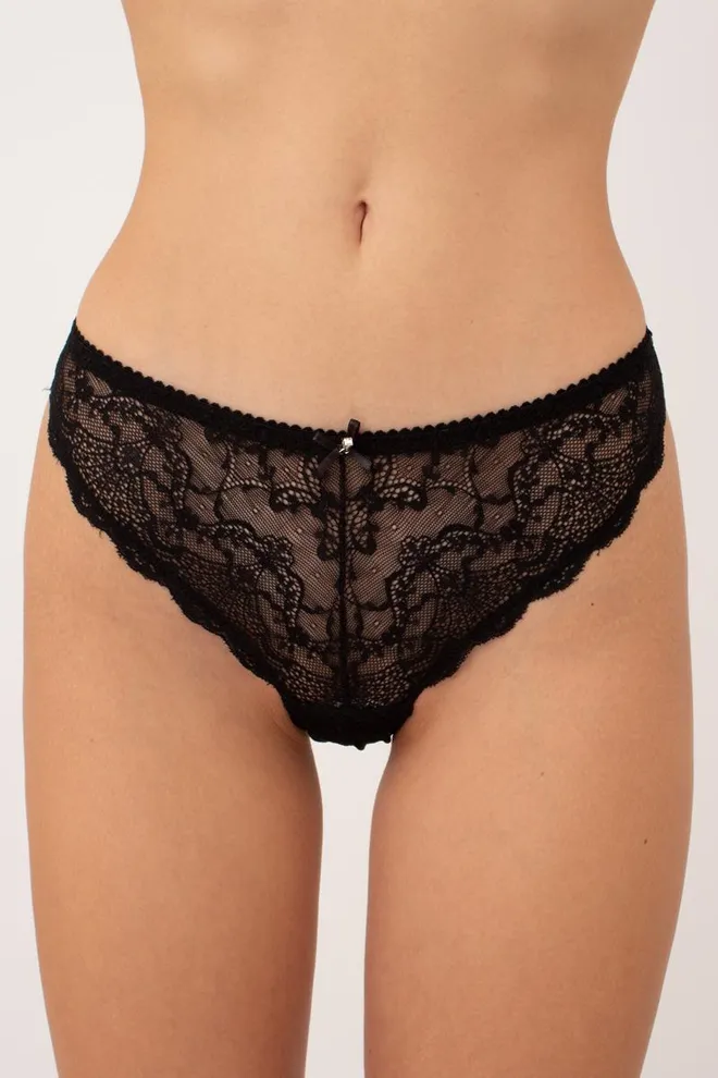 Кружевные трусики бразилиана Sara 2206/32 Giulia (black)
