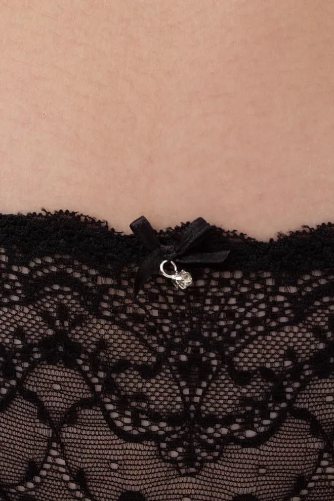 Кружевные трусы слип Sara 2309/32 Giulia (black)