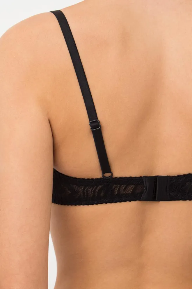 Кружевной бюстгальтер на косточках Sherry 1610/04 Giulia (black)