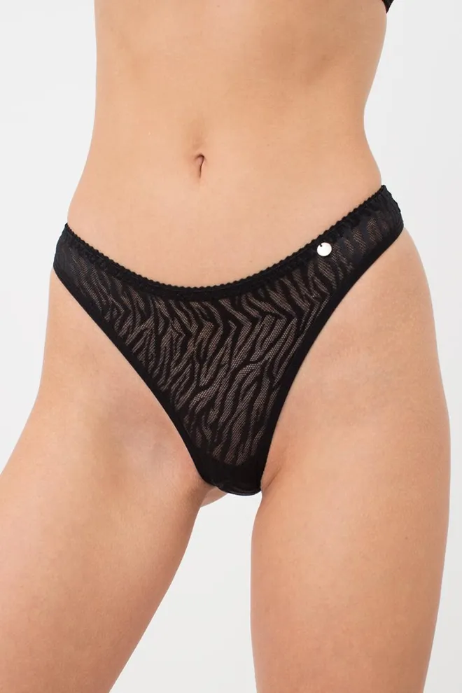 Кружевные трусы стринг Sherry 2206/04 Giulia (black)