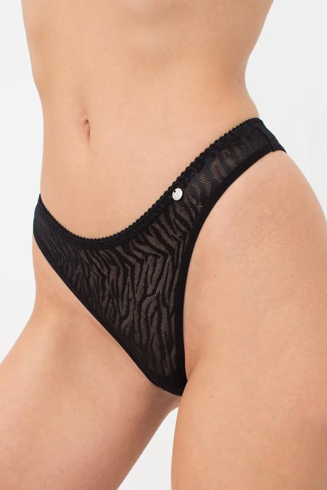 Кружевные трусы стринг Sherry 2206/04 Giulia (black)