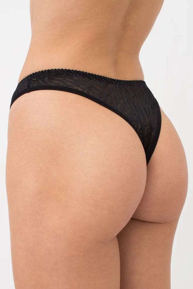 Кружевные трусы стринг Sherry 2206/04 Giulia (black)