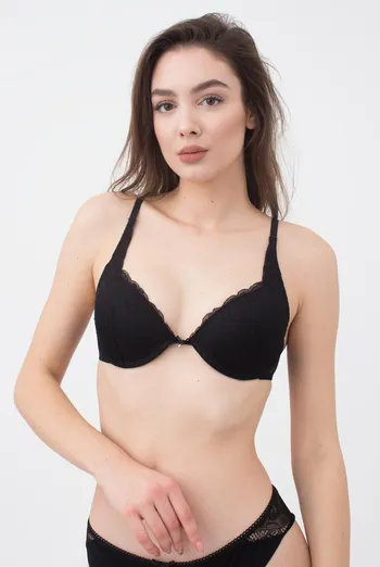 Бюстгальтер з тонкою перемичкою Silvia 1172/21 Giulia (black), чорний Бюстгальтер з тонкою перемичкою Silvia 1172/21 Giulia (black), чорний