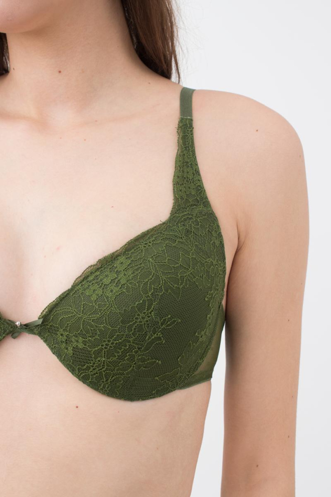 Бюстгальтер з тонкою перемичкою Silvia 1172/21 Giulia (green), зелений