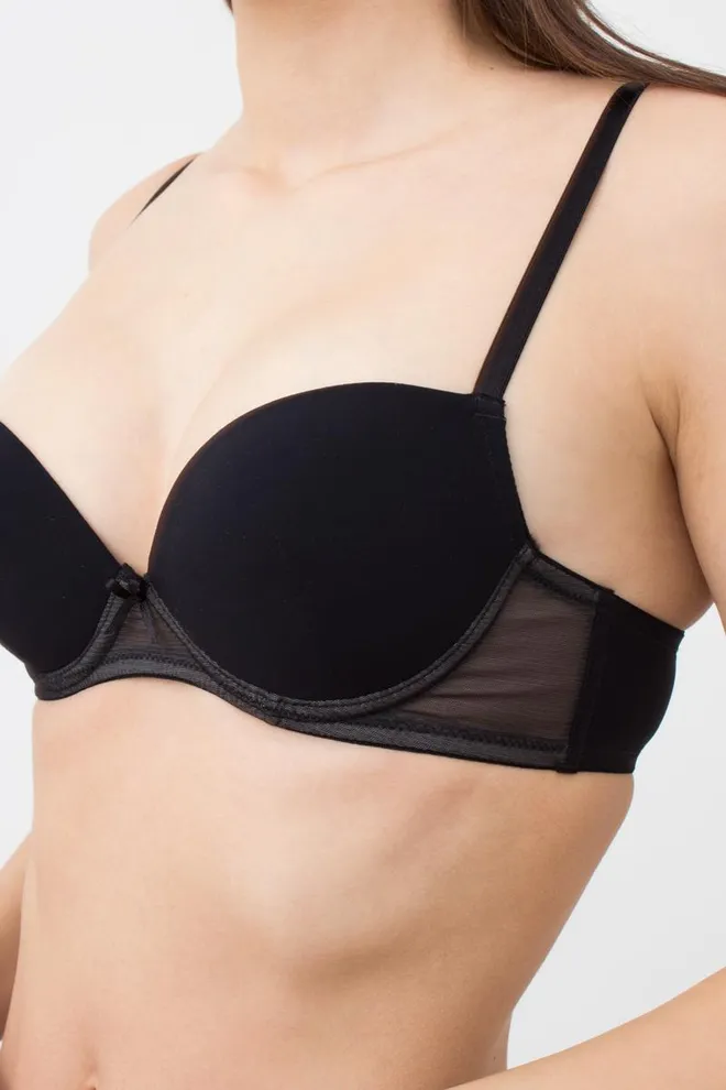 Бюстгальтер с формованной чашкой Soft micro 1105/22 Giulia (black), черный