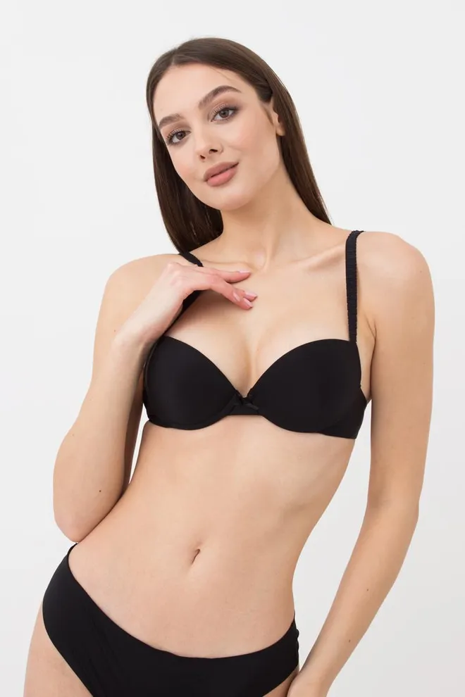 Бюстгальтер с формованной чашкой Soft micro 1106/20 Giulia (black), черный