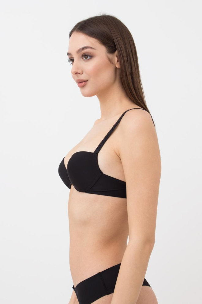 Бюстгальтер з формованою чашкою Soft micro 1106/20 Giulia (black), чорний