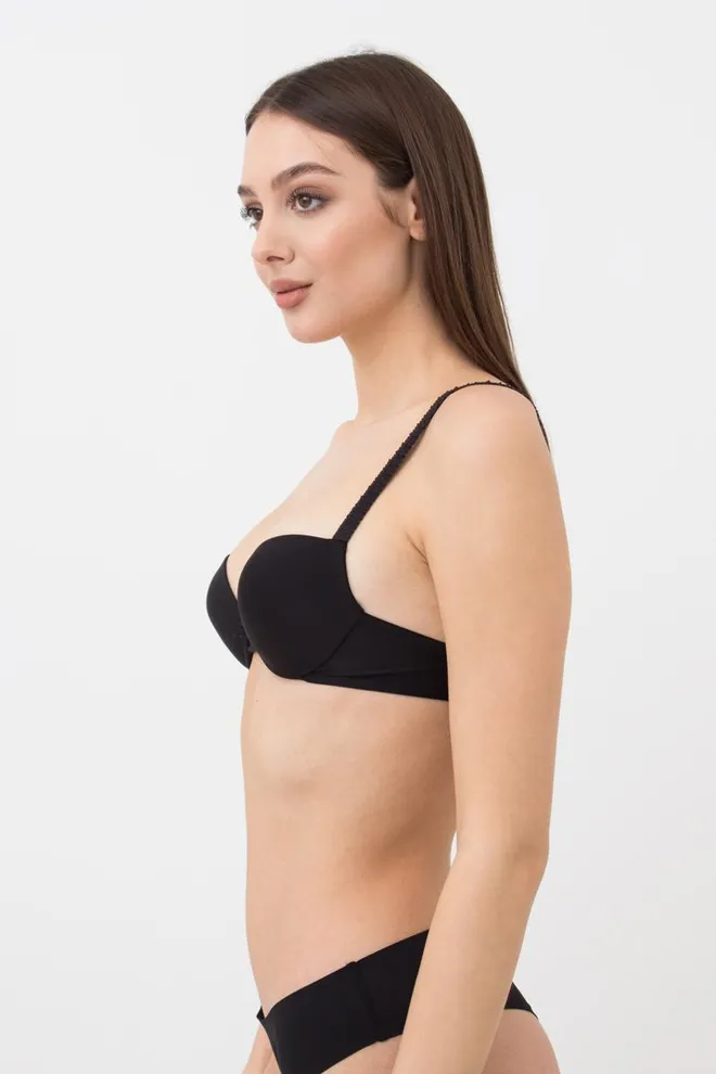Бюстгальтер с формованной чашкой Soft micro 1106/20 Giulia (black), черный