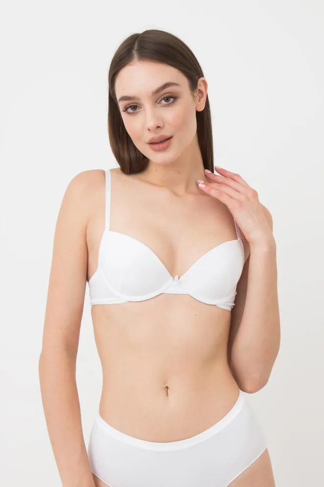 Бюстгальтер с формованной чашкой Soft micro 1106/20 Giulia (white), белый
