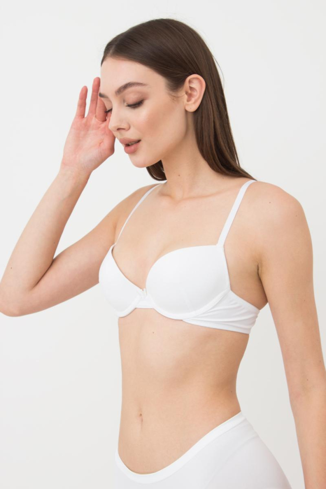 Бюстгальтер з формованою чашкою Soft micro 1106/20 Giulia (white), білий