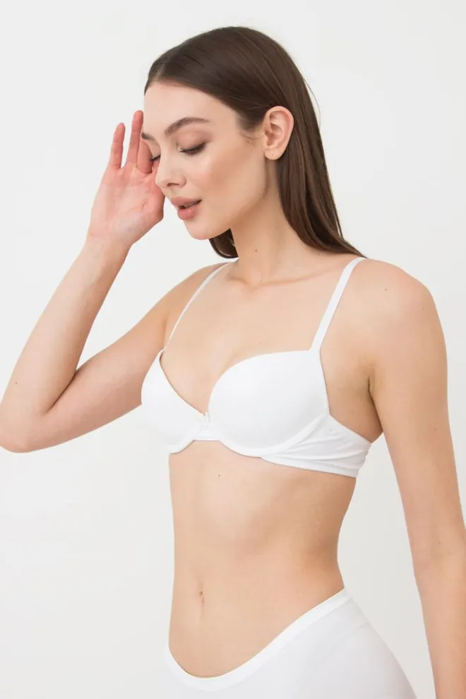 Бюстгальтер с формованной чашкой Soft micro 1106/20 Giulia (white), белый