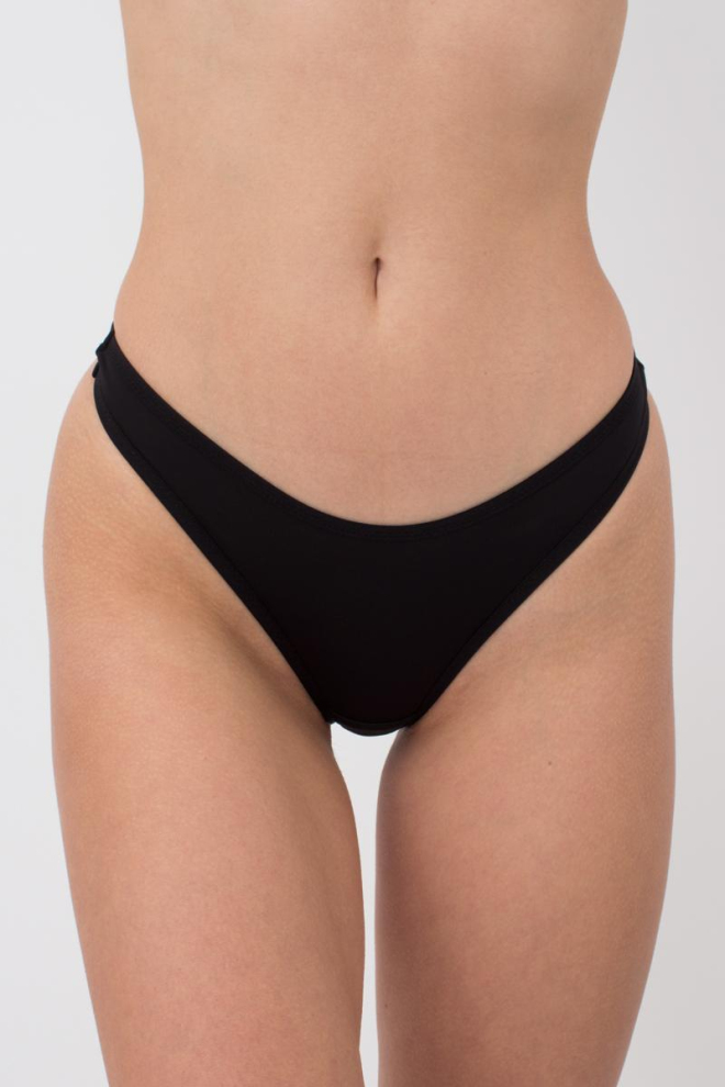 Жіночі труси стрінги Soft micro 2102/222 Giulia (black)