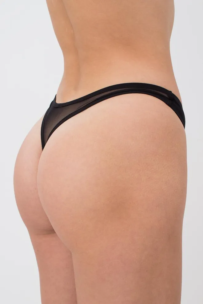 Женские трусы стринги Soft micro 2102/22 Giulia (black)