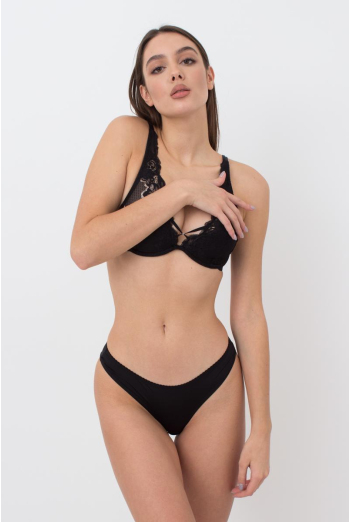 Жіночі труси бразіліана Soft micro 2219/20 Giulia (black) Жіночі труси бразіліана Soft micro 2219/20 Giulia (black)