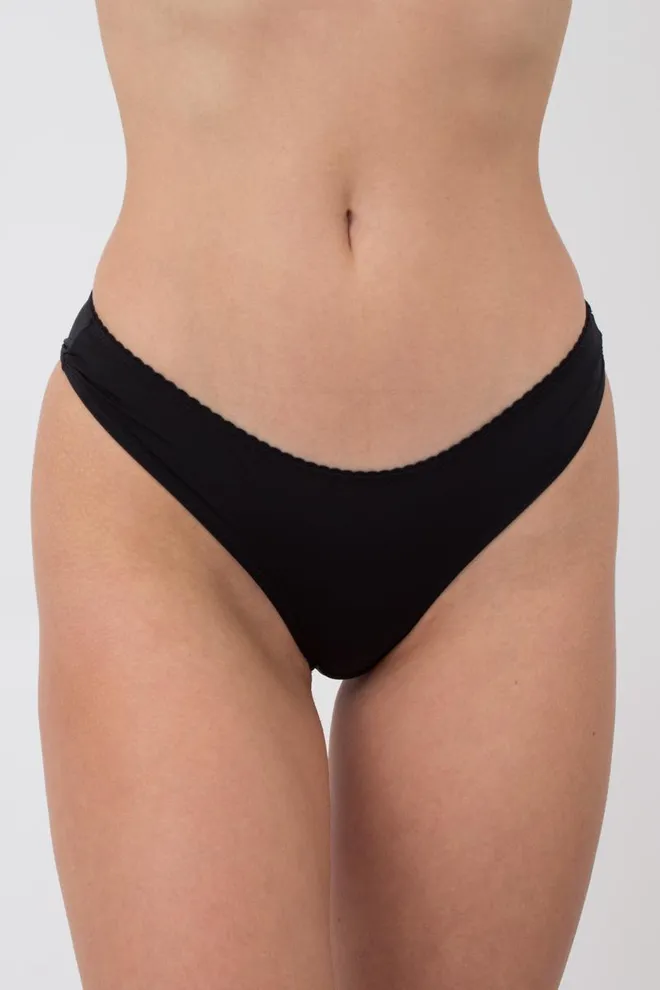 Жіночі труси бразіліана Soft micro 2219/20 Giulia (black)