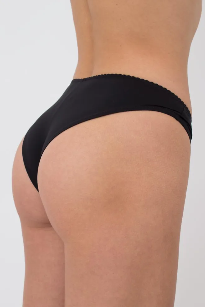 Жіночі труси бразіліана Soft micro 2219/20 Giulia (black)