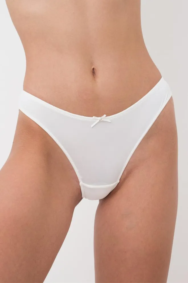 Жіночі трусики мереживні бразиліана Sophia 2605/31 Giulia (whisper white)