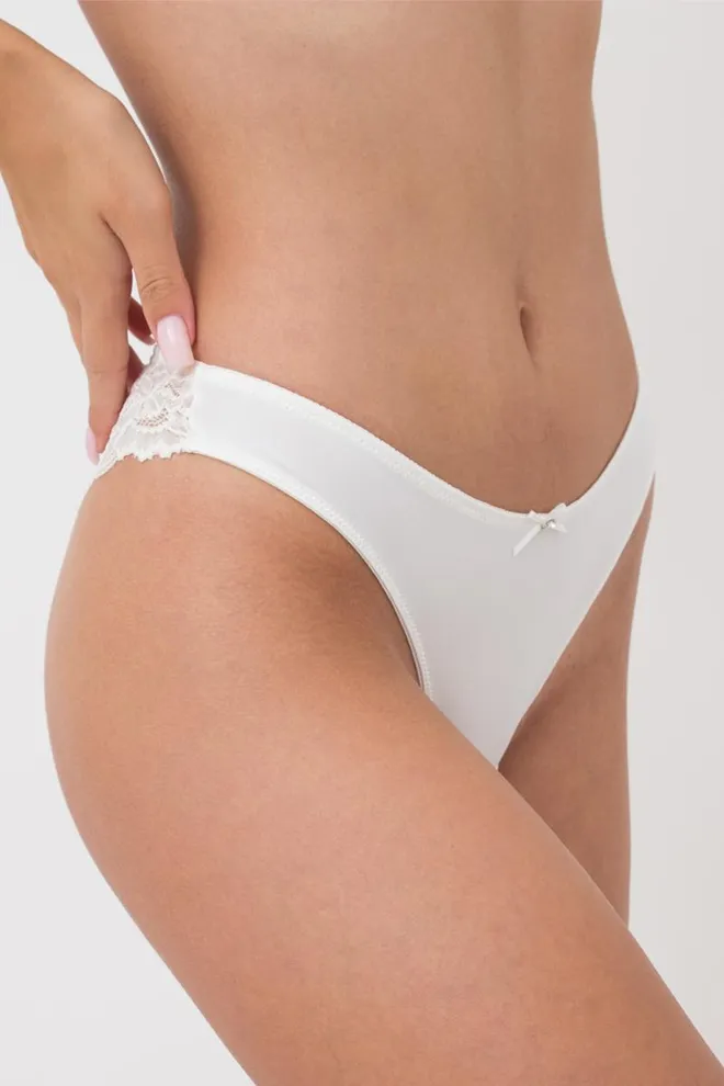 Жіночі трусики мереживні бразиліана Sophia 2605/31 Giulia (whisper white)