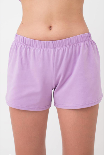 Жіночі бавовняні шорти SPRING FLOWERS 4207/010 Giulia (lilac), фіолетовий