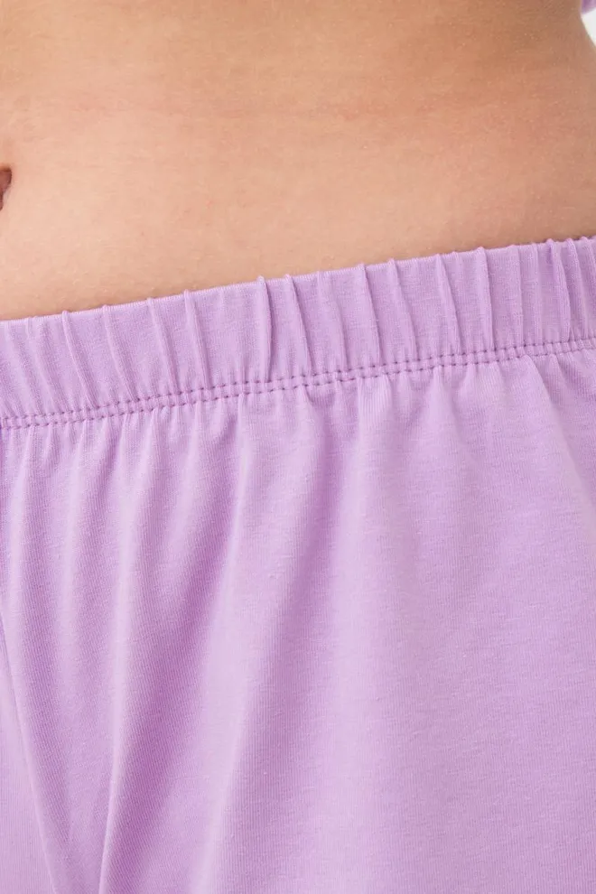 Женские хлопковые шорты SPRING FLOWERS 4207/010 Giulia (lilac), фиолетовый