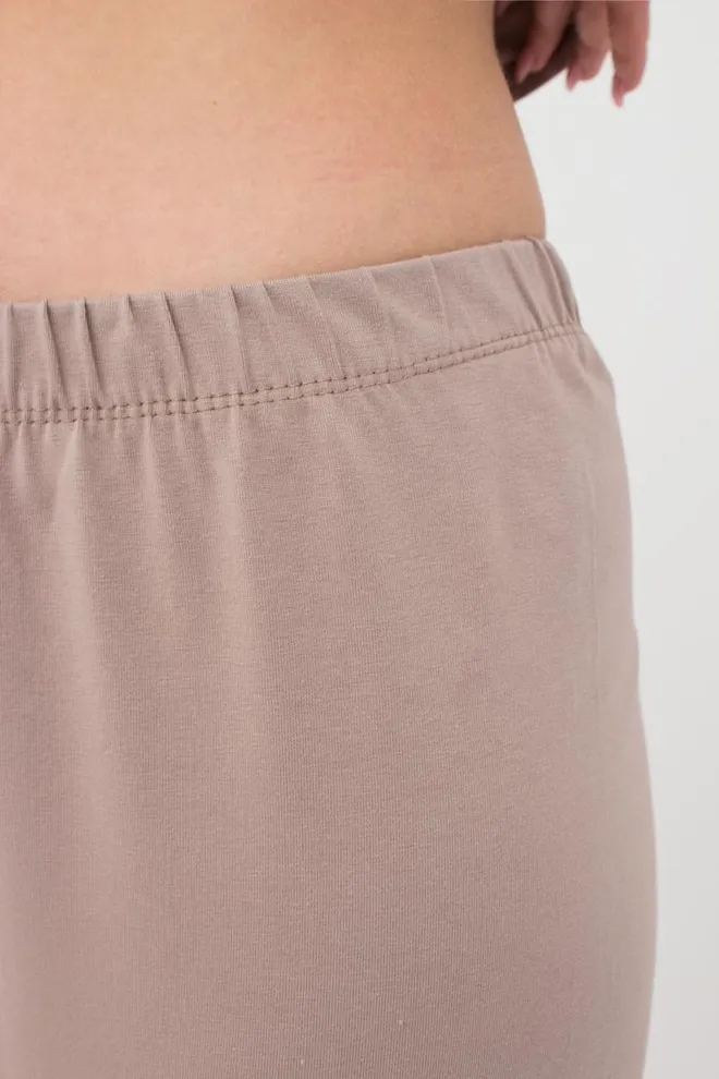 Жіночі бавовняні штани Spring flowers 4316/010 Giulia (mokko)