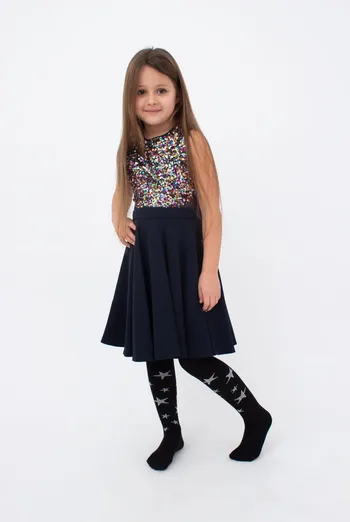 Дитячі колготки з зірками Stars D095 Giulia (black)