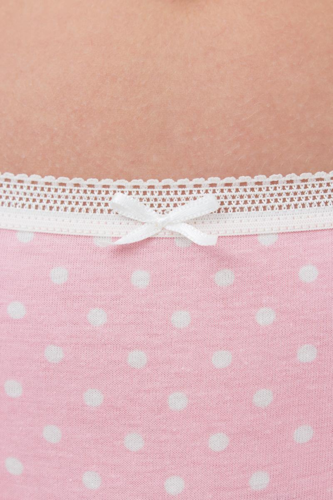 Жіночі труси бразиліана Sweet cotton 2212/06 Giulia (pink dots)