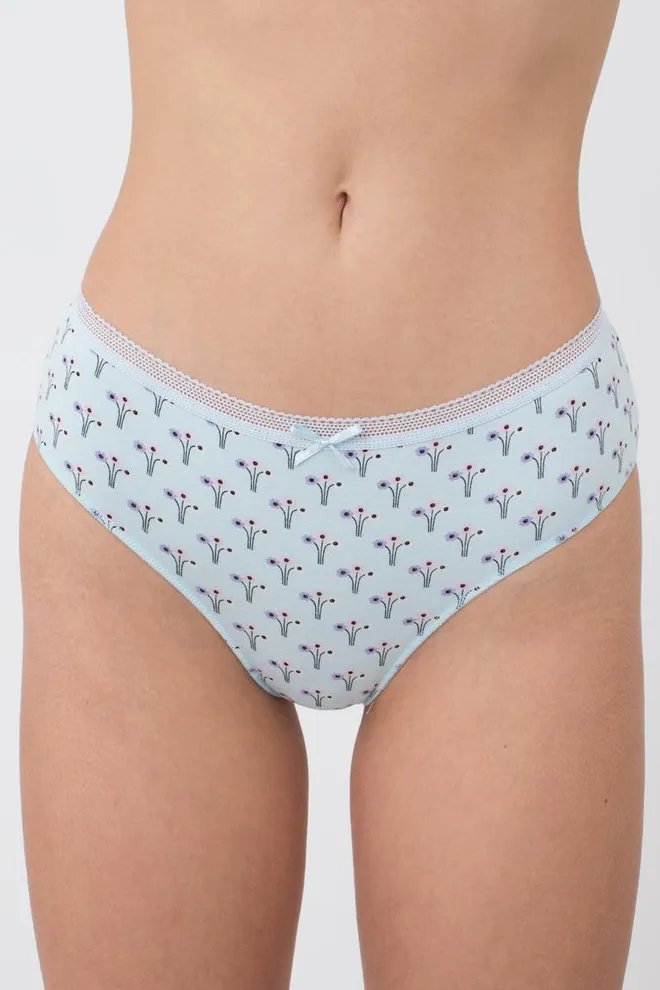 Женские трусы бразилиана Sweet cotton 2216/60 Giulia (mint flow)