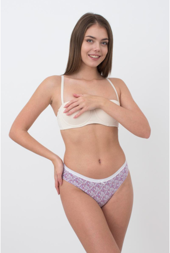 Жіночі труси сліпи Sweet cotton 2301/60 Giulia (lilac tracery) Жіночі труси сліпи Sweet cotton 2301/60 Giulia (lilac tracery)