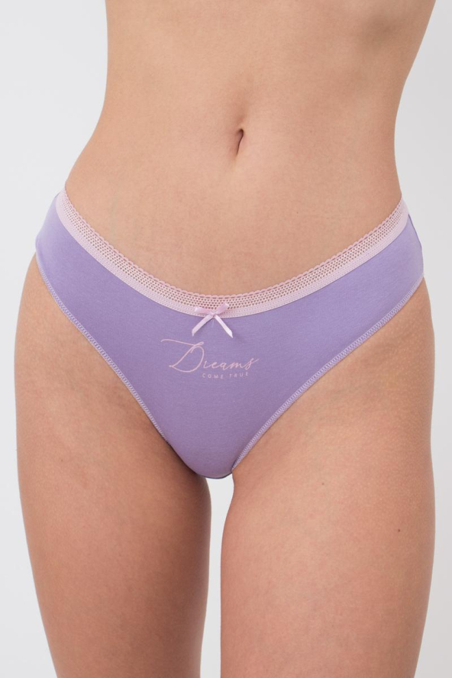 Жіночі труси сліпи Sweet cotton 2301/60 Giulia (lilac)