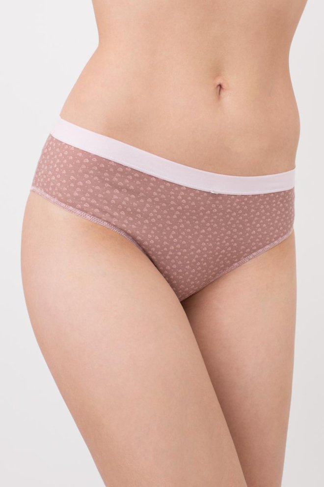 Жіночі труси сліпи Sweet cotton 2301/60 Giulia (hearts)