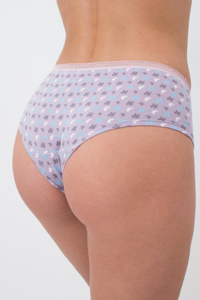 Жіночі труси шортики Sweet cotton 2602/60 Giulia (lilac flow)