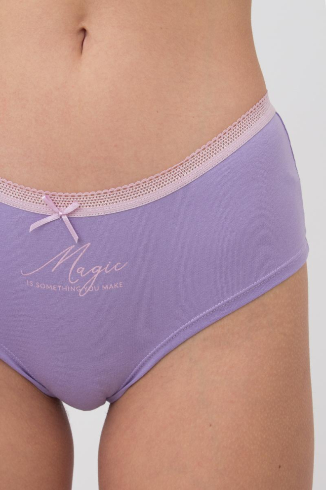 Жіночі труси шортики Sweet cotton 2602/60 Giulia (lilac)
