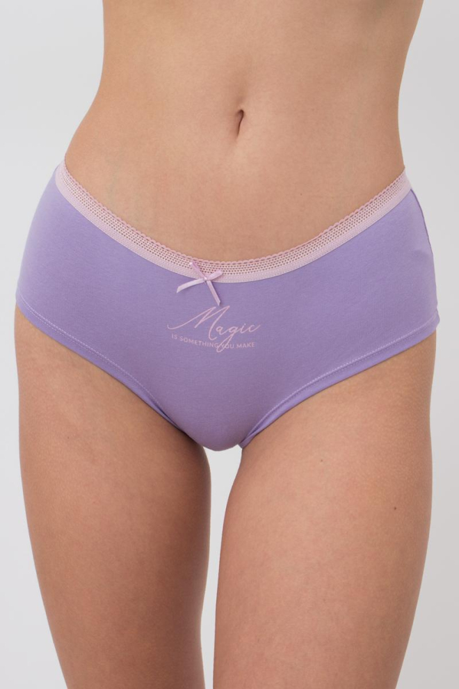 Жіночі труси шортики Sweet cotton 2602/60 Giulia (lilac)